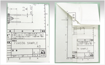 重要な図面は手折りで対応